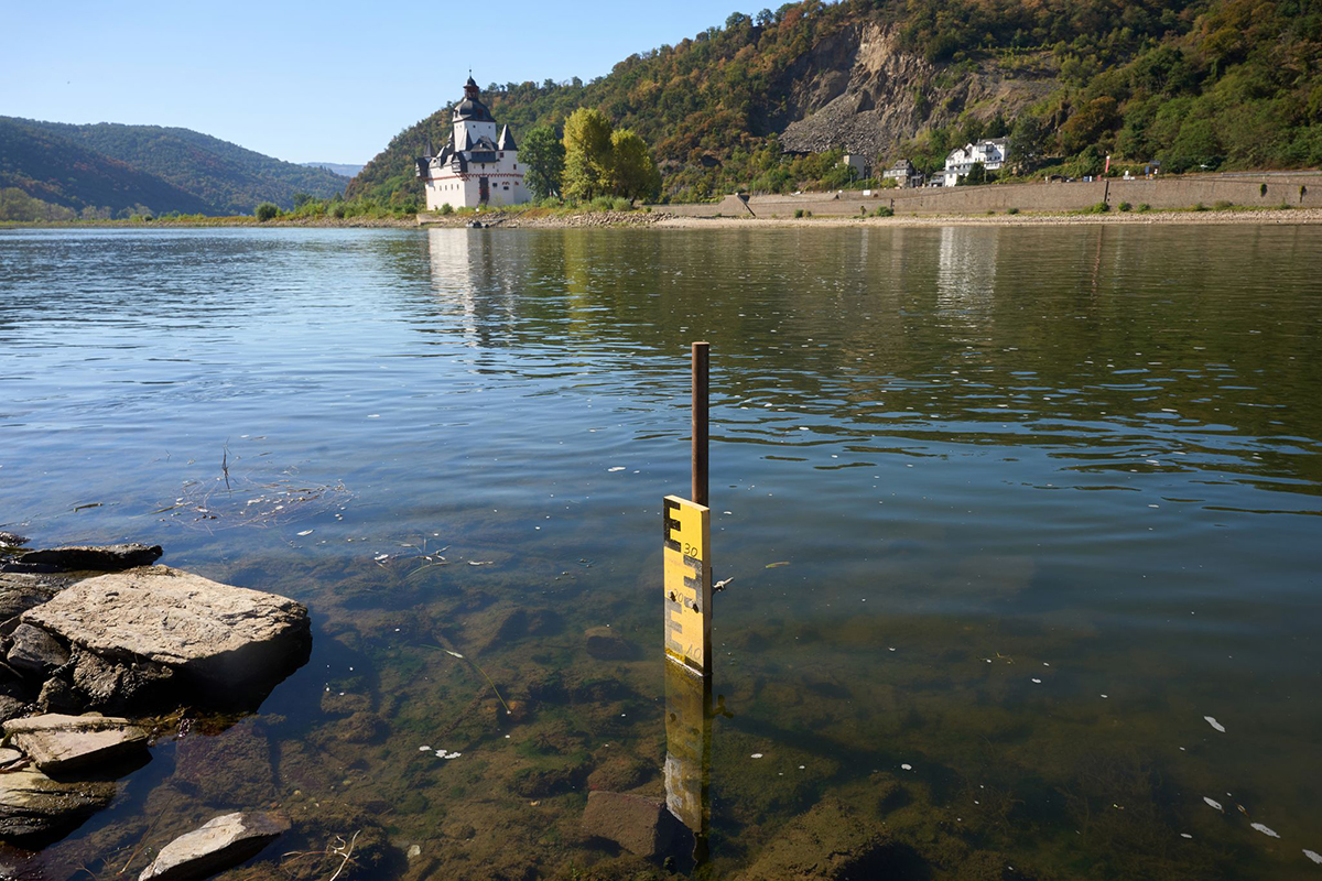 Rhein-Pegel steigt leicht - Lage bleibt angespannt
