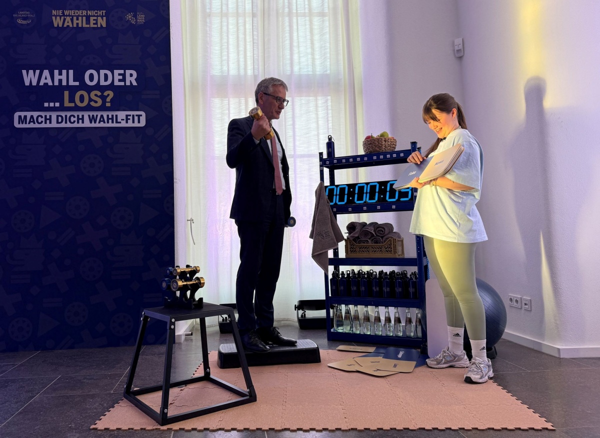 Landtags-Kampagne "Nie wieder nicht w�hlen" (Foto: Ira Schaible/dpa)