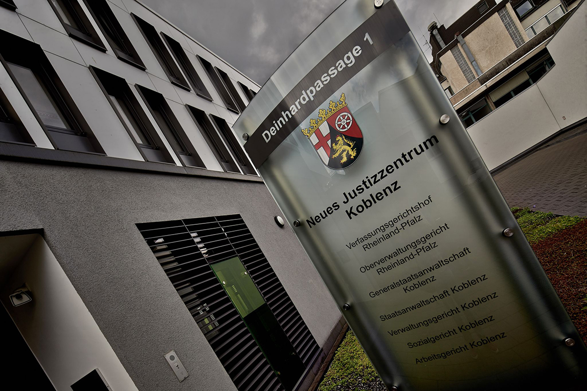 Staatsanwaltschaft Koblenz. Foto: Thomas Frey/dpa