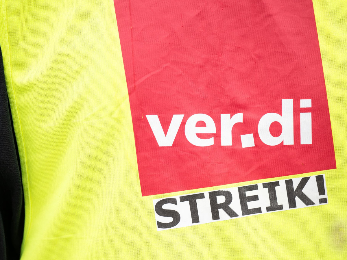 Verdi-Warnstreik. (Foto: Hannes P Albert/dpa)