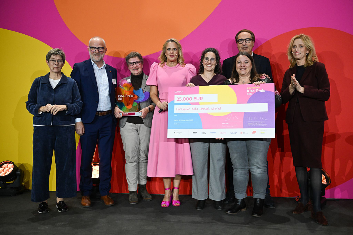 Inklusive Kita aus Unkel gewinnt Deutschen Kita-Preis 2025