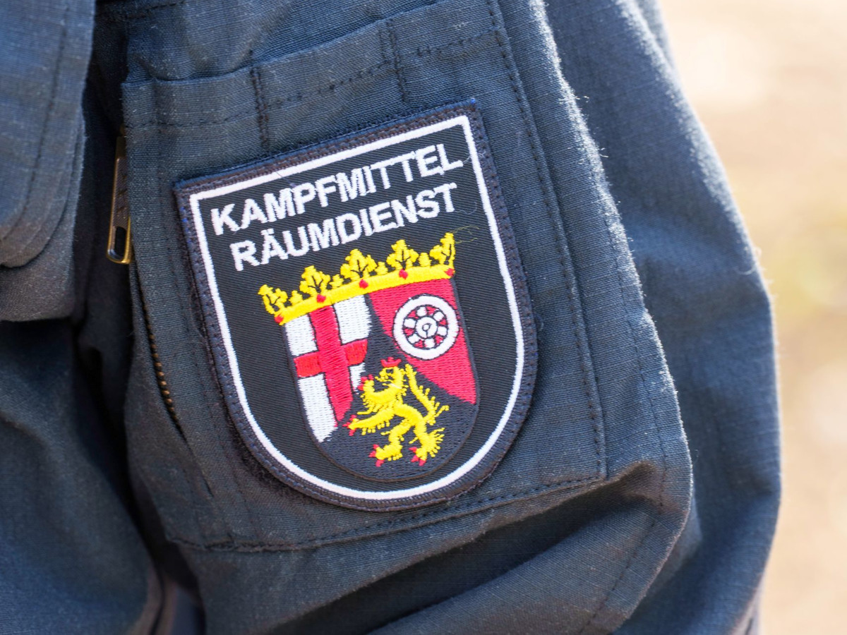 Kampfmittelr�umdienstes Rheinland-Pfalz. (Foto: Andreas Arnold/dpa)