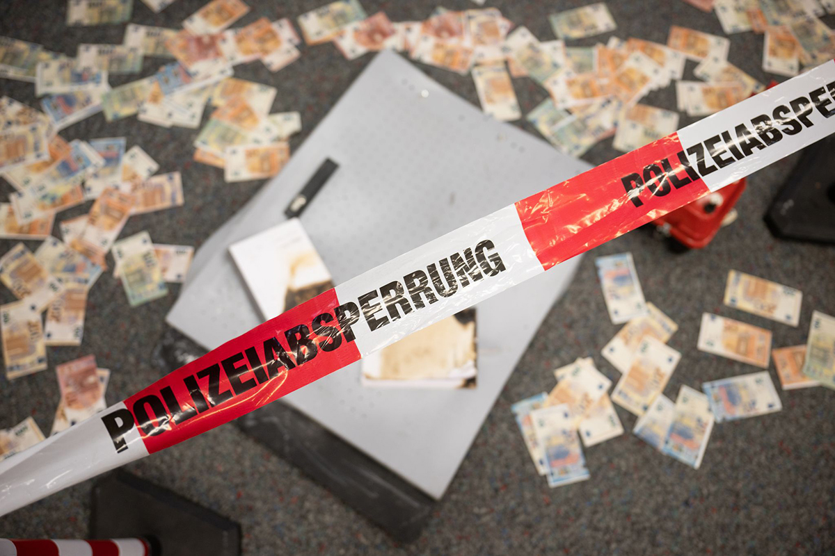 Geldautomatensprengungen Symbolbild. Foto: Sebastian Gollnow/dpa