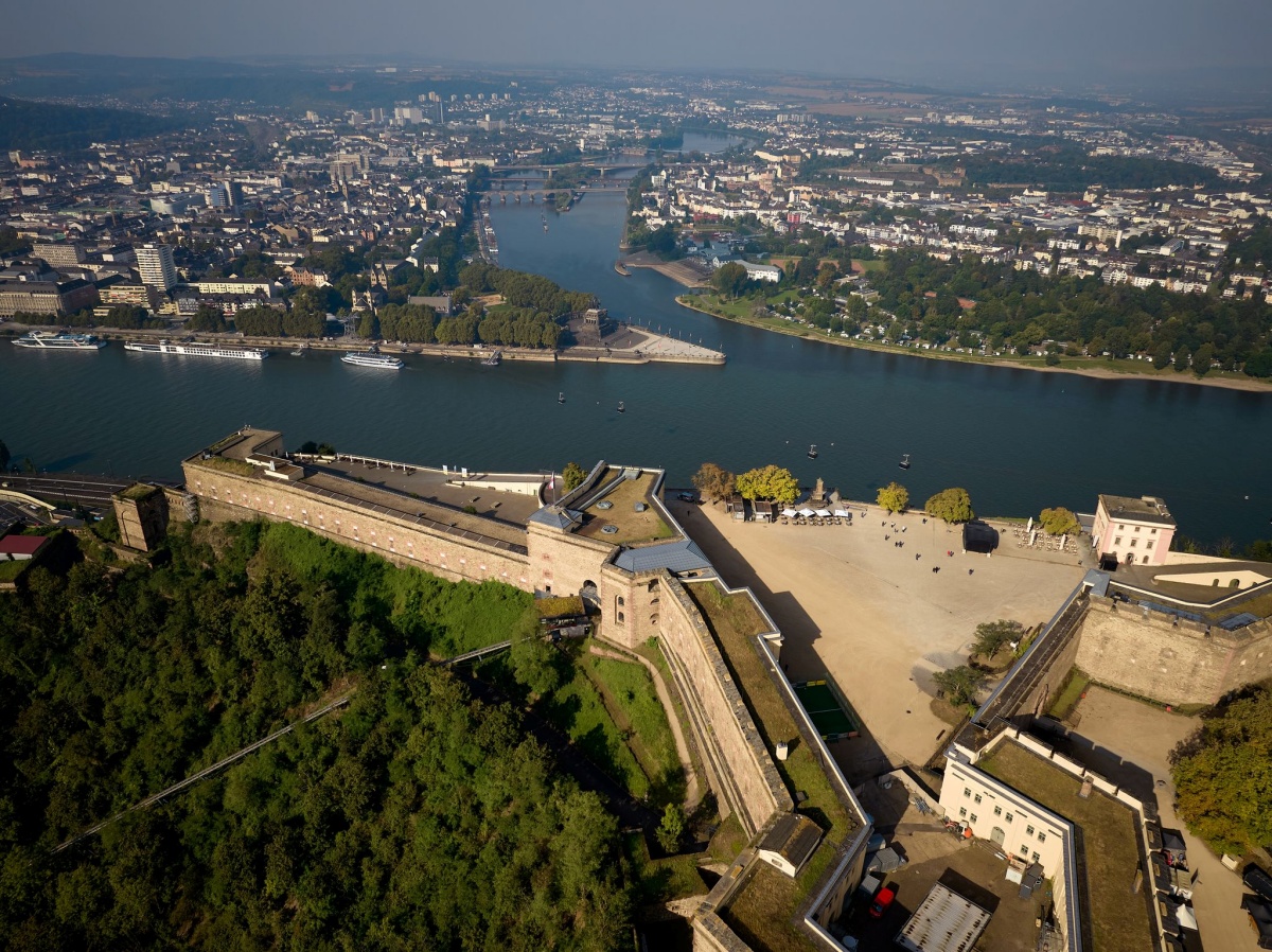 Festung Ehrenbreitstein (Foto: Thomas Frey/dpa/dpa-tmn)