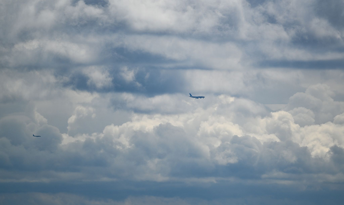 Wolken. Foto: Arne Dedert/dpa