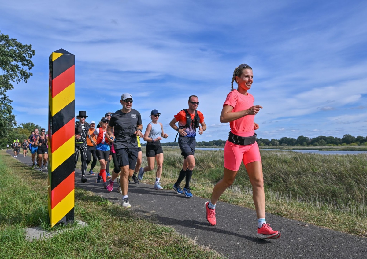 Die Laufinfluencerin Joyce H�bner (Foto: Patrick Pleul/dpa)