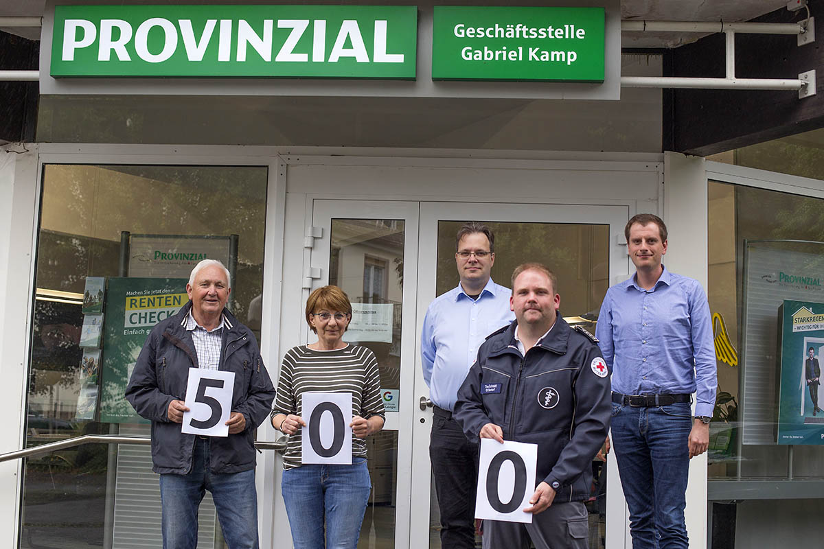 Von links: Herbert Klein, Monika Hachenberg, Gabriel Kamp, Timo Schmidt und Nikolai Bergerhoff. Foto: Helmi Tischler-Venter