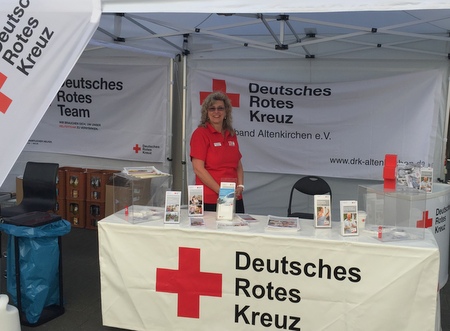 Am Donnerstag, den 3. Mai, wird  das Deutsche Rote Kreuz seine Leistungsvielfalt auf dem Altenkirchener Wochenmarkt prsentieren. (Foto: DRK)