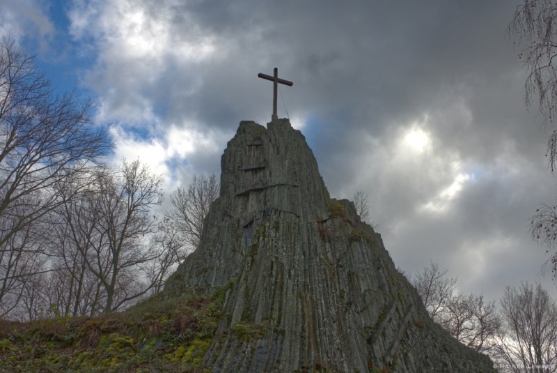 Blick auf den Druidenstein. Foto: Rainer Lemmer