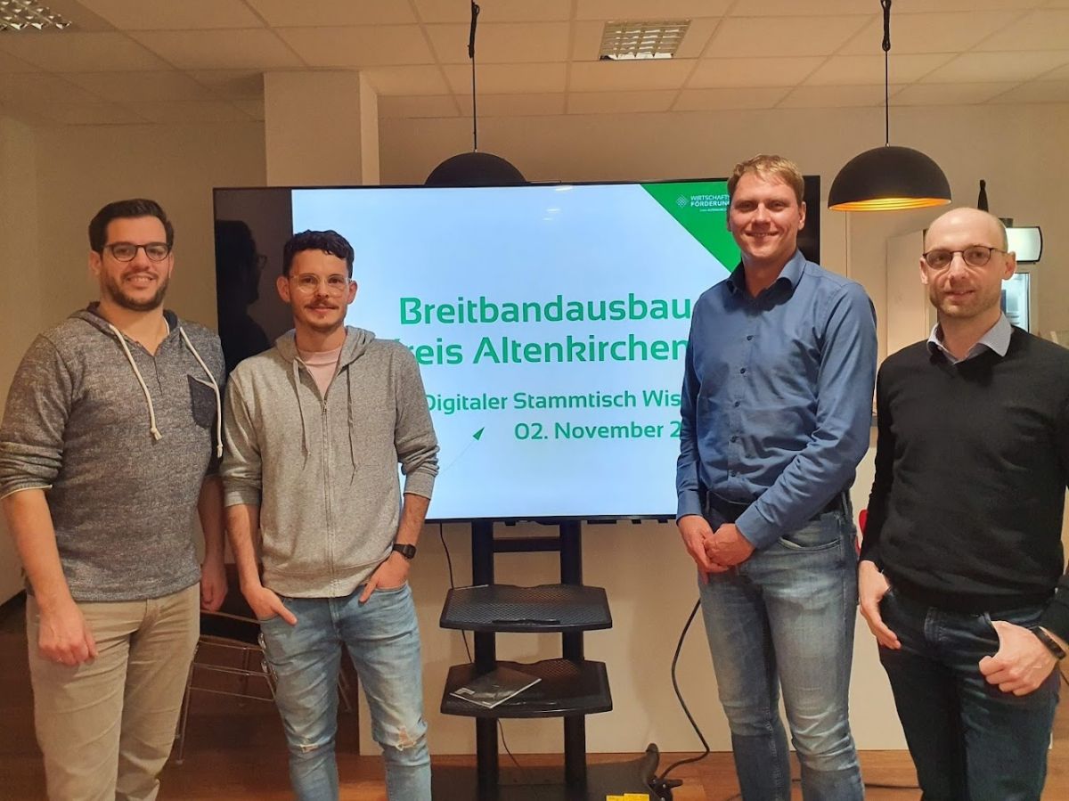 Schnelles Internet: Digital-Stammtisch beleuchtet Ausbaustand im Kreis Altenkirchen
