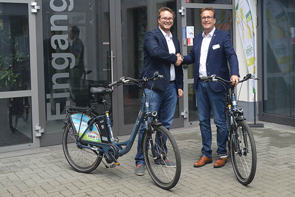 Food-Hotel bernimmt Leihservice fr E-Bikes der Stadtwerke 