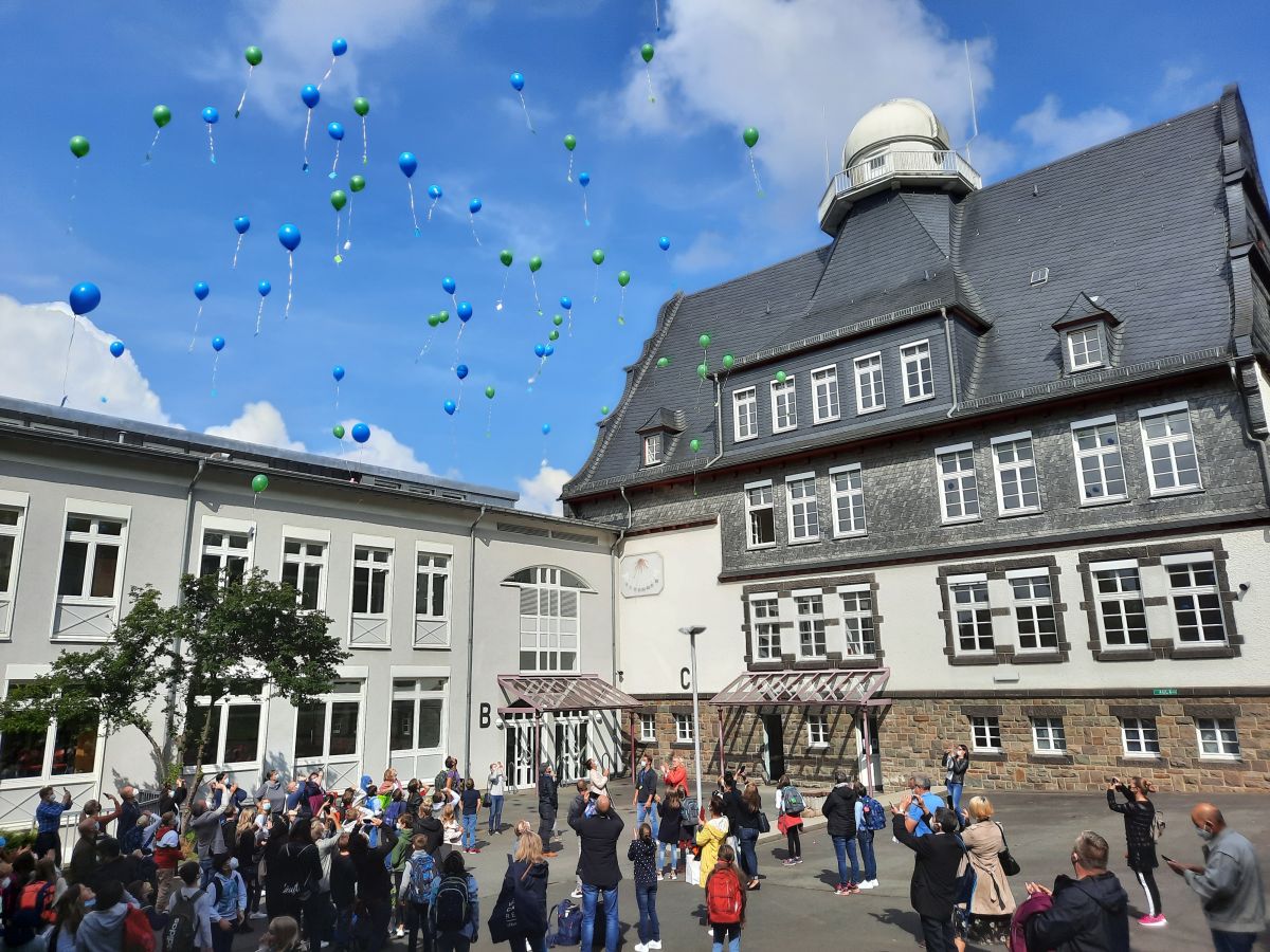 Die IGS Betzdorf-Kirchen begrte 112 neue Fnftklssler. (Foto: Schule) 
