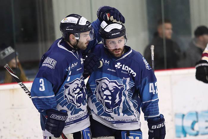 Stephan Frhlich (links) war an fnf, Michael Jamieson an sechs der sieben Bren-Tore beteiligt. Foto: Verein