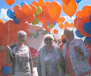 Die Frauen aus Birnbach genossen den Tag auf der Festung Ehrenbreitstein. Fotos: Petra Stroh