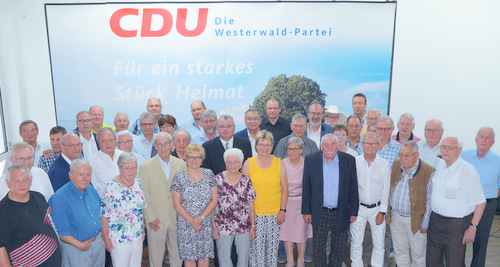 Die geehrten CDU-Mitglieder. (Foto: CDU-Kreisverband Westerwald) 