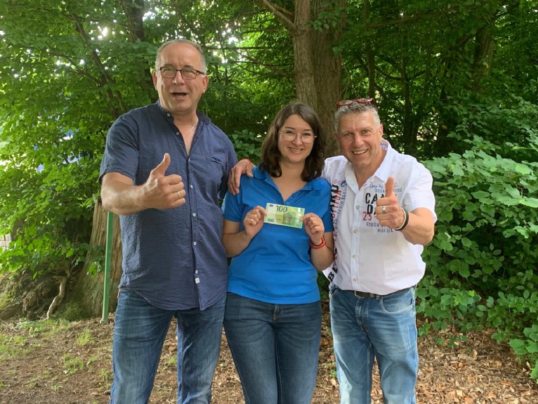 Die Initiatoren der Sammlung von links nach rechts: Christoph Goertz, Olga Fischer, Jrg Lohr. (Foto: privat)