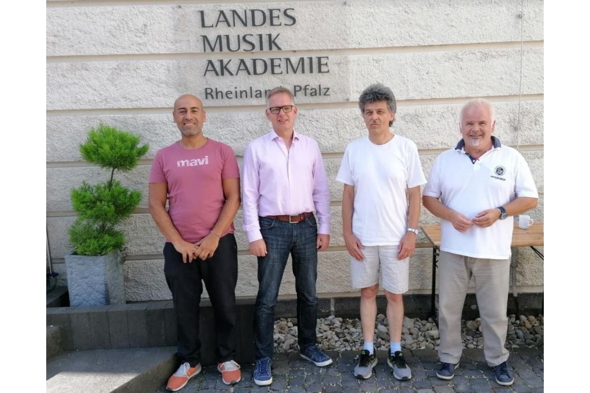 Von links: Ferhat Altan, Rolf Ehlers, Klaus Behringer und Ferhat Cato. (Foto: privat)