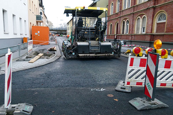 Ausbau Engerser Strae voraussichtlich frher fertig 