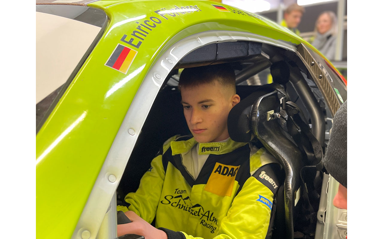 Leuteroder Enrico Frderer fhrt sein erstes GTC Race auf dem Hockenheimring