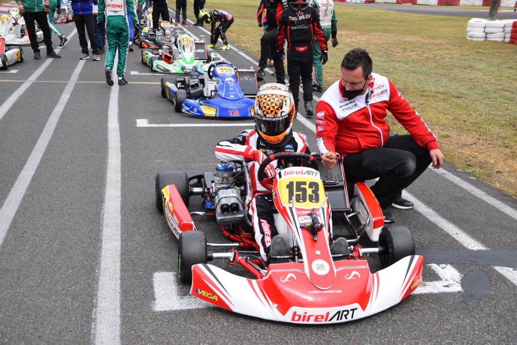 Enrico Frderer startete in der Deutschen Junioren Kart Meisterschaft