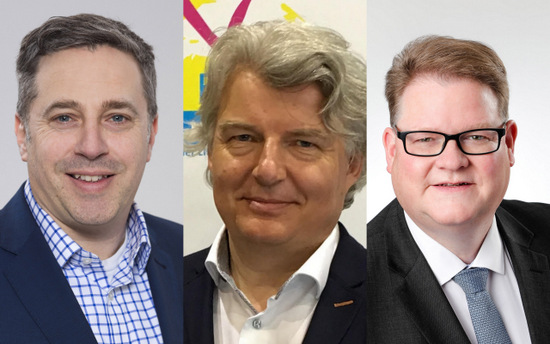 Diskutieren über die Zukunft Europas: (von links) Karsten Lucke (SPD), Hellmut Meinhof (FDP) und Ralf Seekatz (CDU). (Fotos: privat)