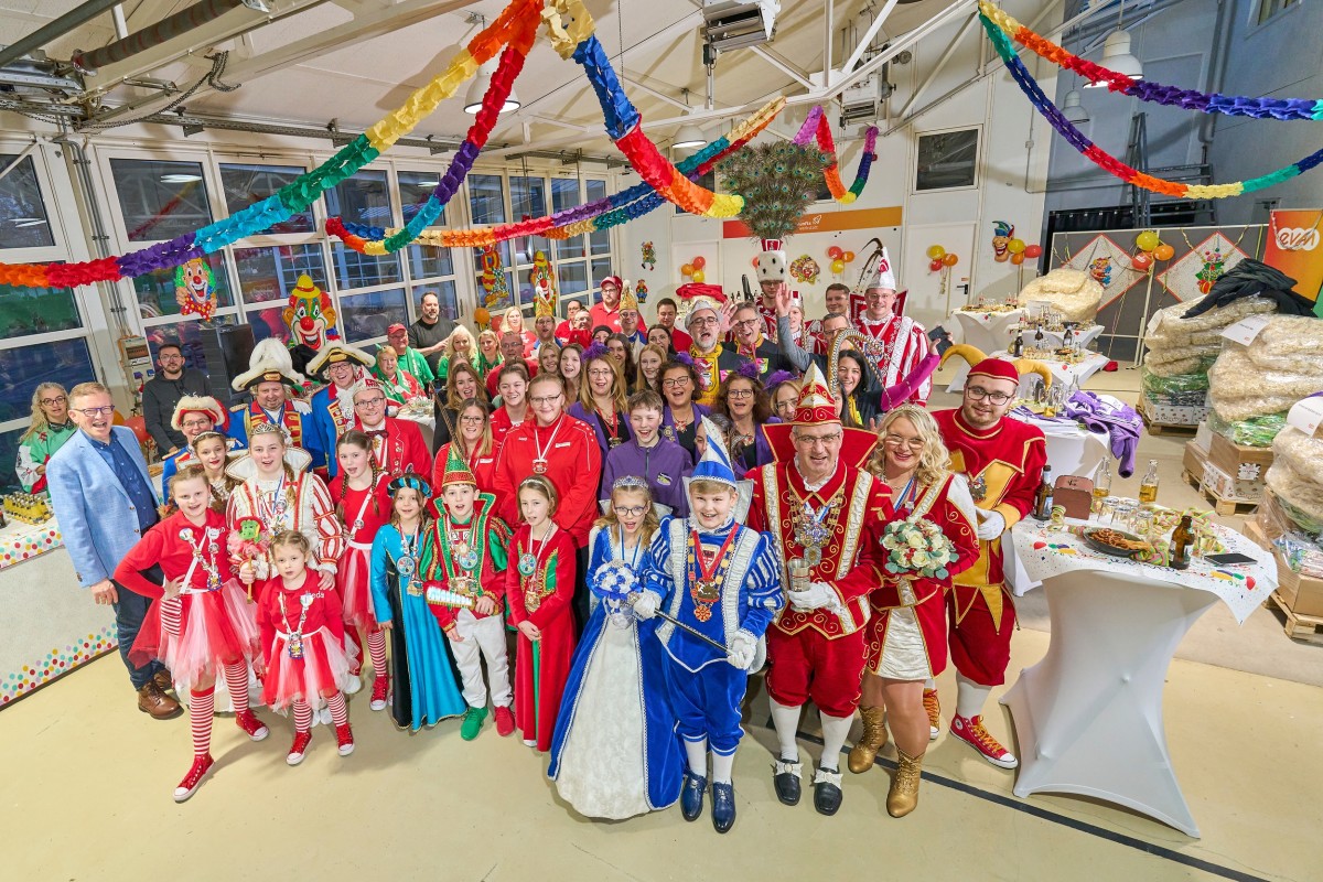 Die evm-Palettenparty geht in die zehnte Runde: Unterstützung für Karnevalsvereine