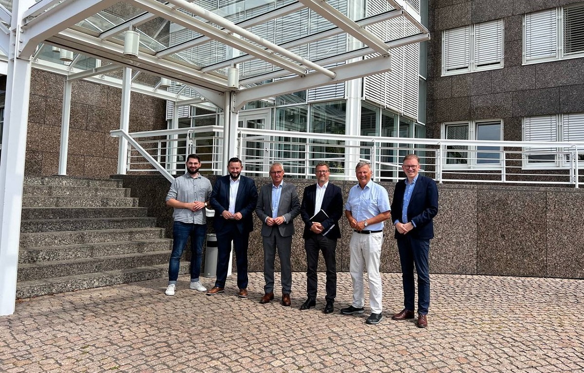 Carl-Bernhard von Heusinger zu Besuch bei der evm in Koblenz