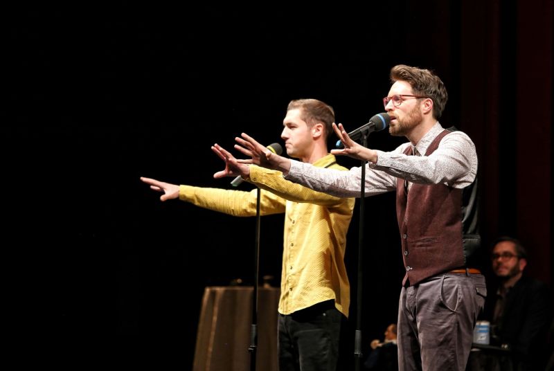 Die Fabelstapler treten auf beim 3. Poetry Slam in Selters. Foto: Veranstalter

