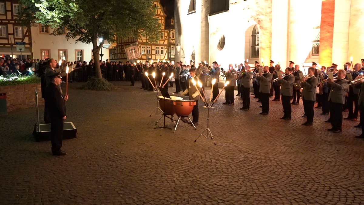 Festakt bei der 150-Jahr Feier der Feuerwehr Montabaur
