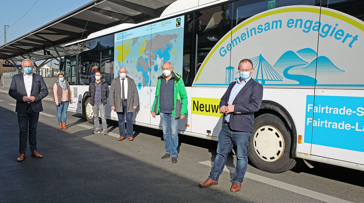 Fair-Trade-Bus betont Bedeutung von nachhaltigem Handeln