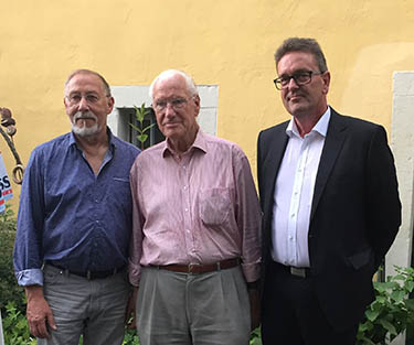 Von links: Robby Gebhardt, Kurt Salterberg, Christof Lautwein. Foto: FDP