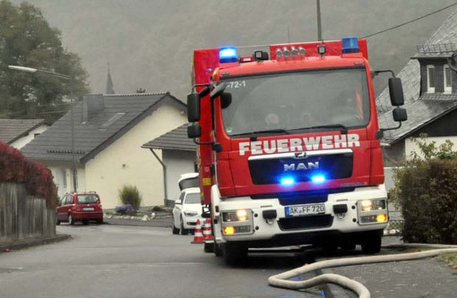 Das neue Mehrzweckfahrzeugs aus Flammersfeld war im Einsatz in Peterslahr. (Foto: kk) 