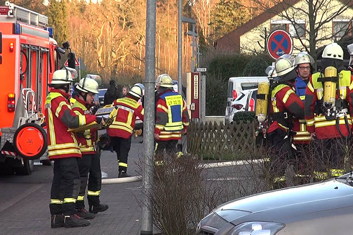 Kchenbrand im 9. Stock eines Hochhauses in Ransbach-Baumbach