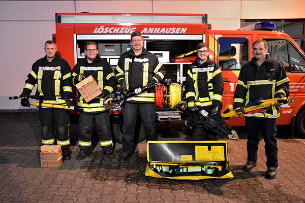 Neuer Rettungssatz fr die Feuerwehr Kirchspiel Anhausen