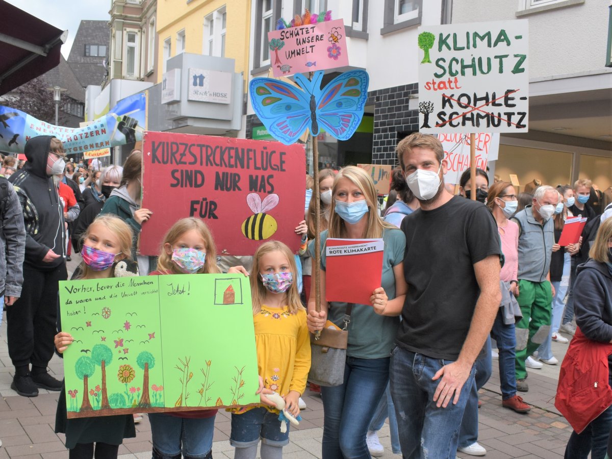 Eindrucksvolle Klima-Demo in Altenkirchen
