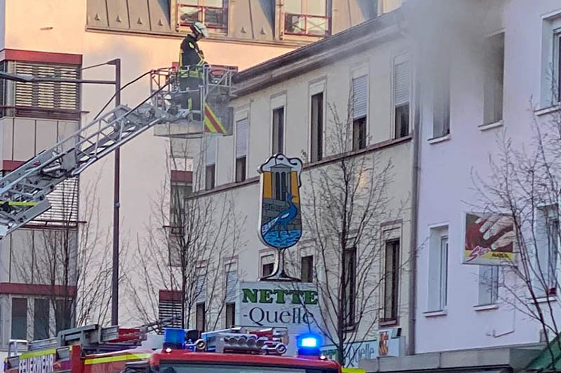 In der Langendorfer Strae hat es gebrannt. Foto: Feuerwehr Irlich