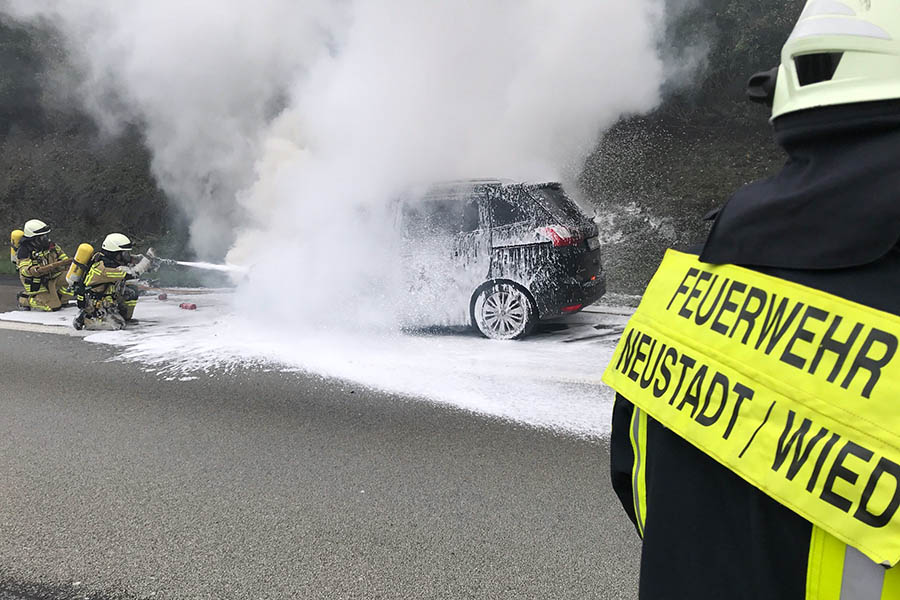 Verschiedene Einstze auf der Autobahn musste die Feuerwehr Neustadt absolvieren. Fotos (Feuerwehr Neustadt)