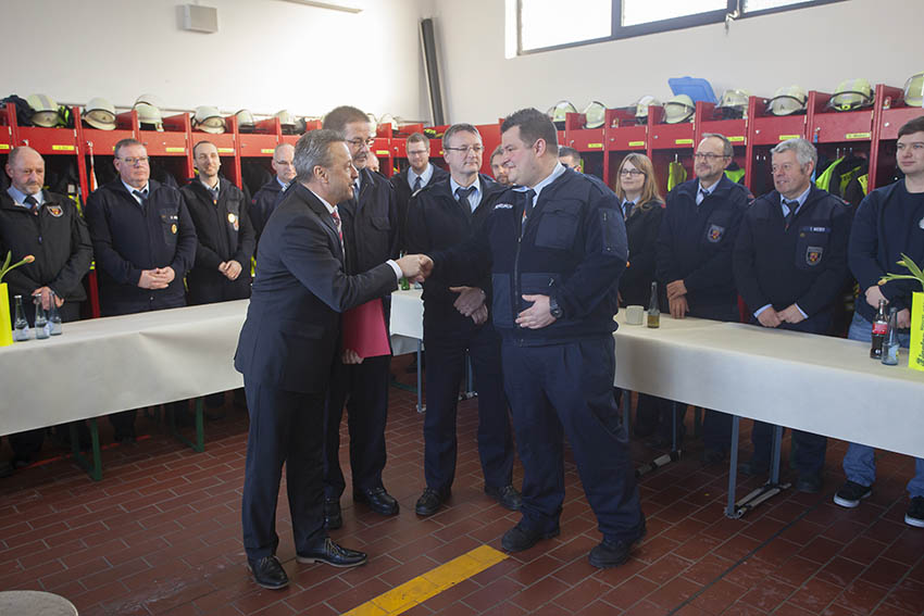 Fusionierte Feuerwehr Oberraden - Straenhaus hat neue Fhrung