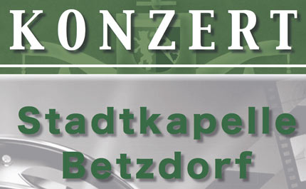 Stadtkapelle Betzdorf ldt zum Frhjahrskonzert