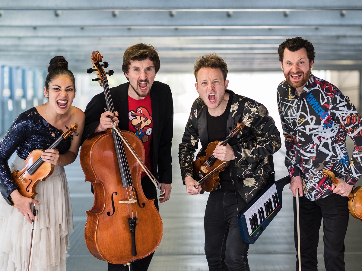 Das Feuerbach Quartett vereint Musiker aus vier verschiedenen Lndern (Fotoquelle: Kleinkunstbhne Mons Tabor)