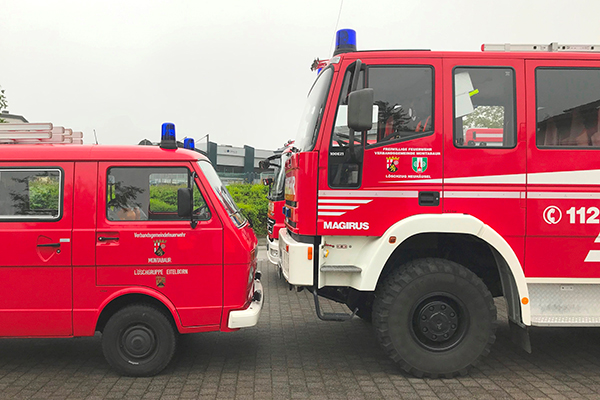 Feuerwehr-Verlobung in der Augst: Die Feuerwehren Neuhusel und Eitelborn mchten knftig gemeinsame Wege gehen. Foto: PR