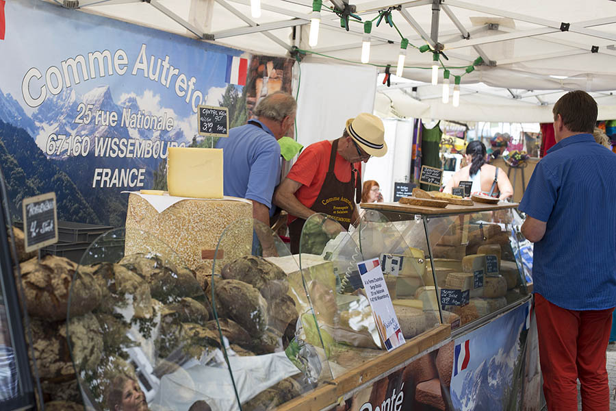 Franzsisches Flair auf dem Neuwieder Marktplatz 