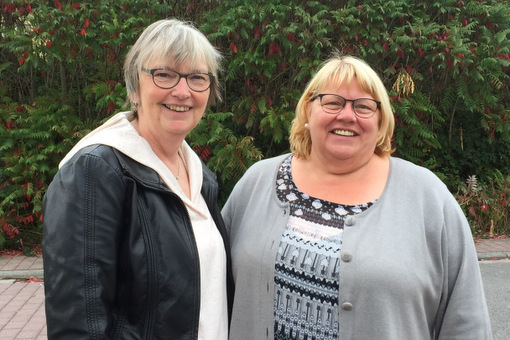 Beate Ullwer, Gleichstellungsbeauftragte des Westerwaldkreises (links) und Gudrun Franz-Greis, Vorsitzende des Landfrauenverbands Westerwald. (Foto: Pressestelle der Kreisverwaltung)