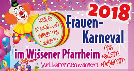 Wissener Frauenkarneval startet am 21. Januar