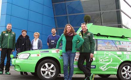 Lars Hmmeler, Sigrid Rosenberg-Schumacher,  Kristiane Schumacher, Stefan Schneider, Christiane Pechstein, Stefan Andres (von links). Foto: Frischlinge