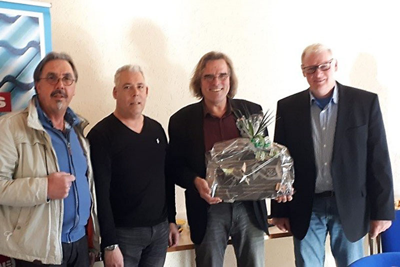 Von links: Hans-Lothar Mller, Ralf Winn, Fred Kutscher, Burkhard Lcherbach. Foto: HwK