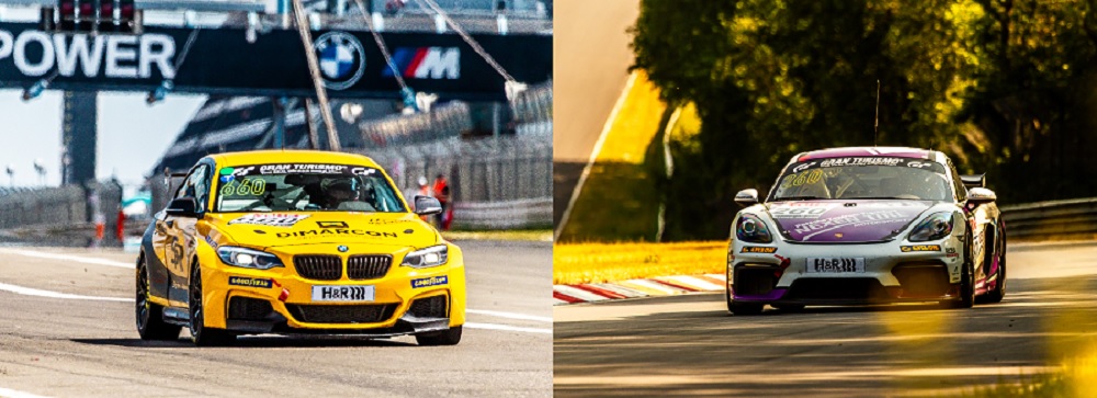 Froese im BMW (links) und Porsche (rechts)(Fotos: Swoosh Communication)