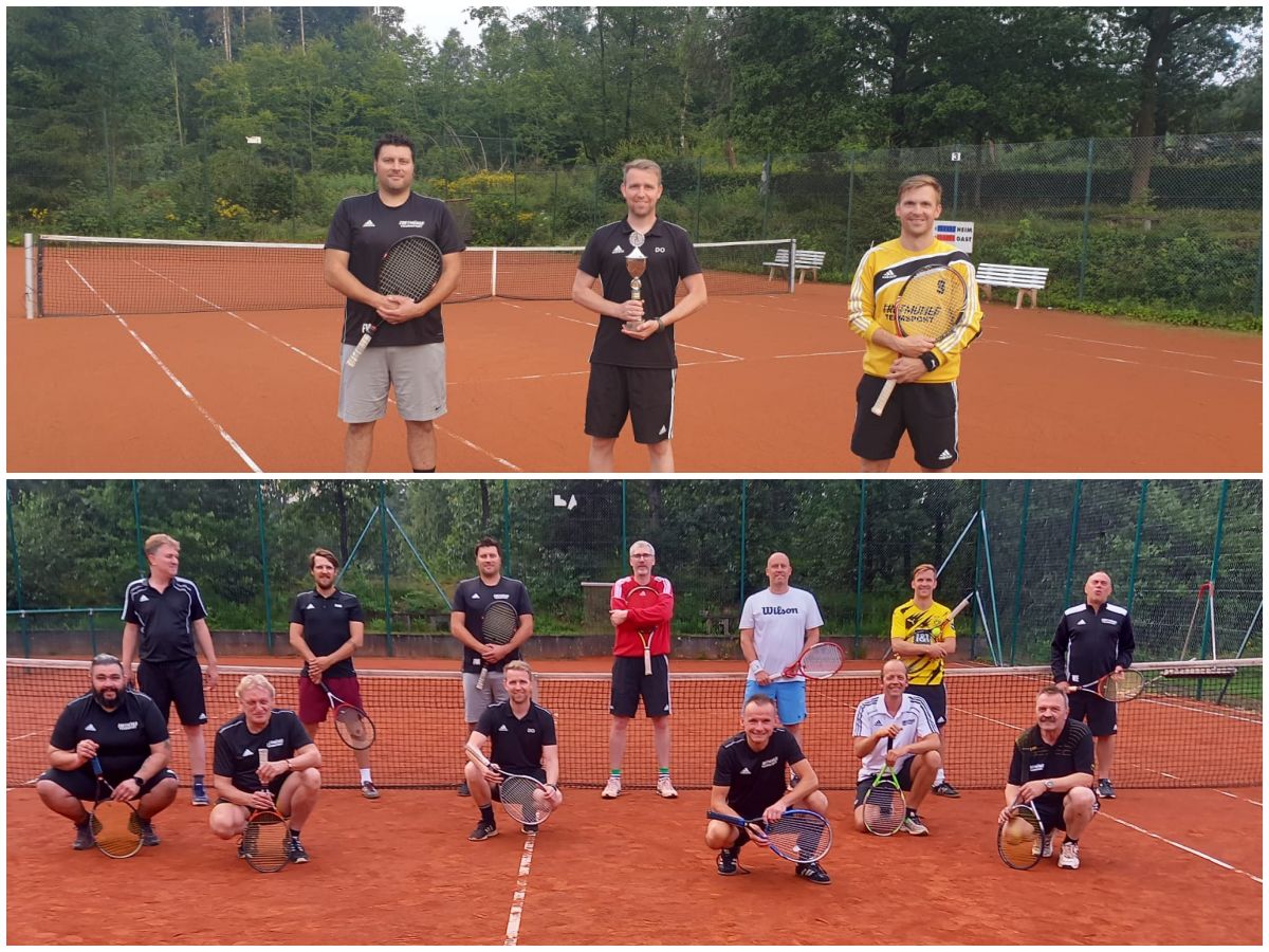 Turnier der AH Sportfreunde Schnstein: Fuballer knnen auch gut Tennis spielen
