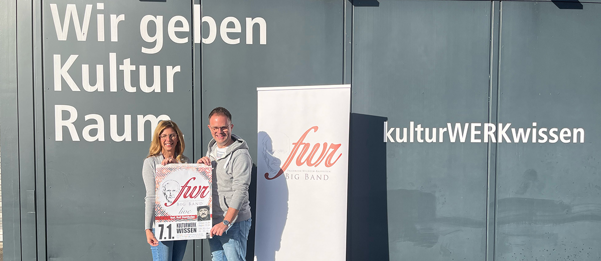 Sabine Btzing-Lichtenthler und Marco Lichtenthler stellen das Programm vor. (Foto: Kulturwerk Wissen)