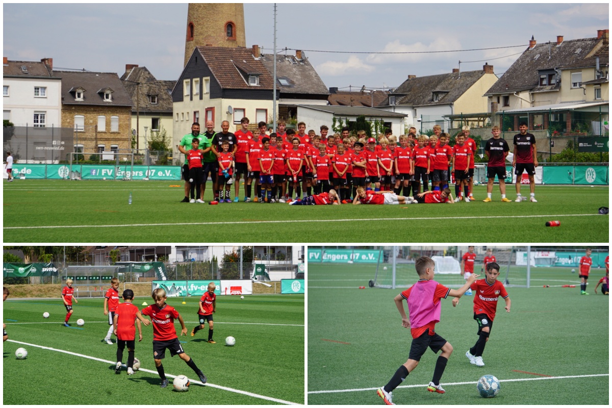 Kicken wie die Profis: Bayers Fuballschule am Wasserturm